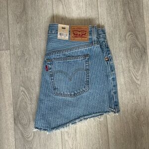 Levi's Light Blue Jean Shorts